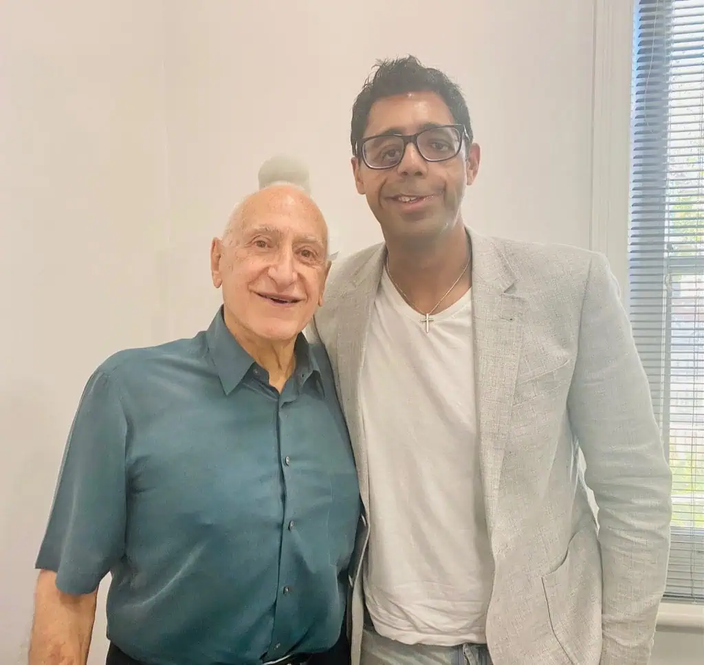 Man with a complex craniofacial cleft with Professor David