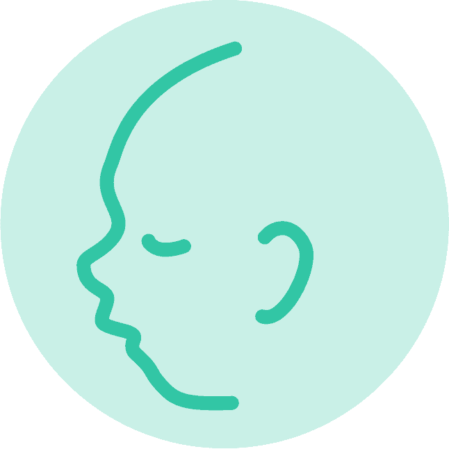 Craniofacial Australia logo with a teal circle background.