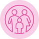Craniofacial Australia logo with pink circle background for medical organisation.